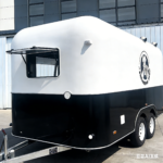 Black & White Airstream Food Trailer