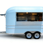 Blue Airstream Food Trailer