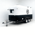 Black & White Airstream Food Trailer