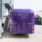 Purple Airstream Food Trailer