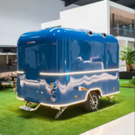 Dark Blue Airstream Food Trailer