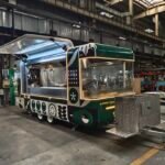 Green Airstream Food Trailer