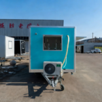 Turquoise Square Food Trailer