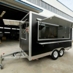 Black Square Food Trailer