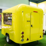 Yellow Airstream Food Trailer