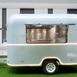 Light Blue Airstream Food Trailer