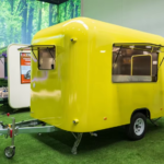 Yellow Airstream Food Trailer