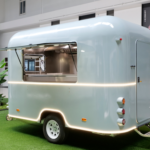 Light Blue Airstream Food Trailer